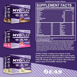 Experimental & Applied Sciences EAS Original Myoplex Maximum Muscle Builder|Meal Replacement Protein Drink Mix|Quality Protein Blend |42g Protein | 20 Individual Packets (Chocolate Peanut Butter Cup)