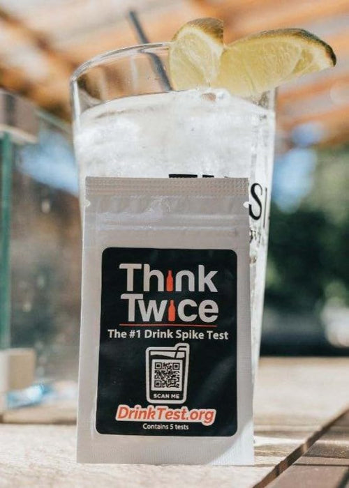 Think Twice Ketamine & GHB Test Strips - 10 Count - Prevent Drink Spiking