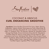 Shea Moisture Curly Hair Products, Coconut & Hibiscus Curl Enhancing Smoothie with Shea Butter, Sulfate Free, Paraben Free Hair Cream for Anti-Frizz, Moisture & Shine, Family Size, 16 Fl Oz