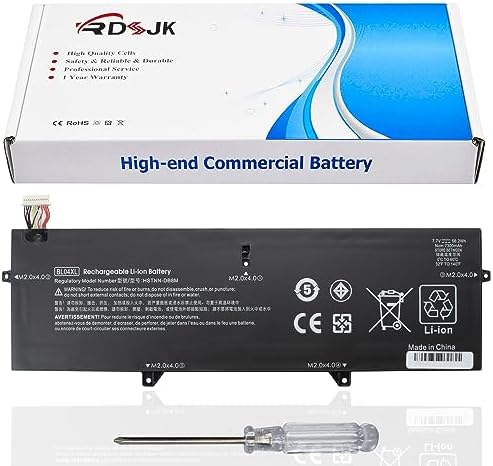 BL04XL BL04 Laptop Battery for HP EliteBook X360 1040 G5 G6 Series BLO4XL BL04056XL HSTNN-UB7N HSTNN-DB8M HSTNNUB7N HSTNNDB8M L07041855 L07041-855 L07353-2C1 L07353-241 L07353-541 7.7V 56.2Wh/7300mAh