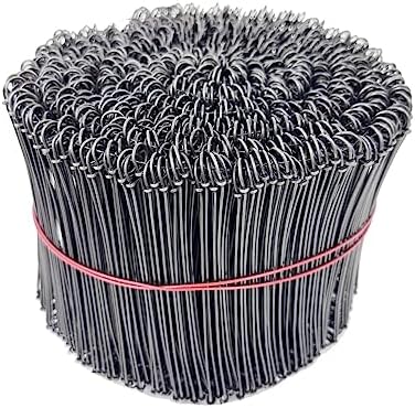23-270 6in. 16 Gauge 1000 Pc. Black Annealed Steel Double Loop Reinforcement Cable Rebar Wire Ties
