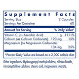 Allergy Research Group, Buffered Vitamin C – Antioxidant Supplements, Calcium and Magnesium Tablets, Daily Vitamins and Minerals, Vitamin C Capsules – 120 Capsules 1-Pack