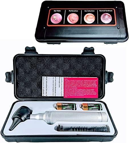 5th Gen Dr Mom Professional Otoscope - 100% Forever Guarantee - Full-Size with Our Largest Lens