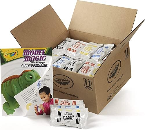 Crayola Model Magic (75ct), Kids Modeling Clay Alternative, 1oz Packs, School Supplies, Air Dry Clay, Modeling Material, Ages 3+