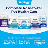 Vetnique Labs Glandex Medicated Dog Anal Gland Spray - Pain Relieving & Anti-Itch Formula to Soothe Inflamed Anal Glands in Dogs & Cats - Fast Acting Clinical Formula - Boot The Scoot (4oz)