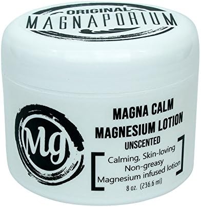Handmade Magnesium Lotion with All Organic Oils - 275 mg/TSP - Zechstein Seabed Magnesium Minerals (Unscented)