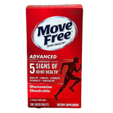 Move Free Advanced Glucosamine Chondroitin + Calcium Fructoborate Joint Support Supplement, Supports Mobility Comfort Strength Flexibility & Lubrication - 200 Tablets (100 Servings)*