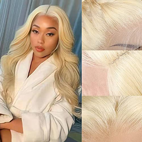 613 Lace Front Wig Human Hair 13x4 Body Wave Blonde Lace Front Wigs Human Hair 180% Density 613 HD Lace Frontal Wig Pre Plucked With Baby Hair 32 Inch