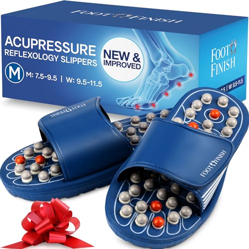 Love, Lori Plantar Fasciitis Relief Acupressure Slippers, Reflexology Foot Massager for Neuropathy Pain Relief for Plantar Fasciitis Massager, Great Gifts for Men, Women, Health Care Product