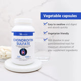 ML Naturals Chondroitin Sulfate 1200mg 120 Vegan Capsules. 99% Purity Chondroitin. Joint Health.