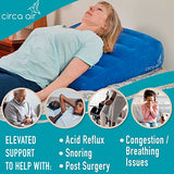 Circa Air Inflatable Wedge Pillow for Travel - Lightweight & Portable. Travel Wedge Pillow for Sleeping, Acid Reflux, Gerd, Snoring. for Back, Leg Elevation & Knee Support. Bed Wedge Pillow