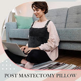 Mastectomy Pillow Post Surgery Pillow, Breast Pillow for After Breast Cancer Mastectomy Necessities, Mastectomy Pillow for Mastectomy Surgery Recovery and Breast Reduction, Gifts for Women (Black)