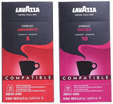 Lavazza Espresso Capsules Compatible with Nespresso Original Machines Variety Pack, 10 Count (Pack of 6)