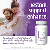 b:hip BHIP Global Purple Caps Xtreme Provides Powerful Antioxidants - 60 Capsules/Box - Vitamins & Minerals Supplement by Rotkin Wellness