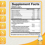 RidgeCrest Herbals Adrenal Fatigue Fighter, Stress and Energy Support Supplement with Ashwagandha, L-Theanine, Ginseng, Schisandra, Taurine, Holy Basil, Adaptogens, B Vitamins (60 Vegan Caps, 30 Serv)