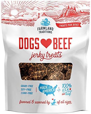 Farmland Traditions Filler Free Dogs Love Beef Premium Jerky Treats for Dogs (13.5 oz.)