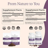 Real Mushrooms Chaga Powder - Organic Mushroom Supplement with Chaga Extract - Chaga Mushroom Powder for Digestion, Energy, & Immune Support - Vegan Mushroom Extract, Non-GMO, 60 Servings