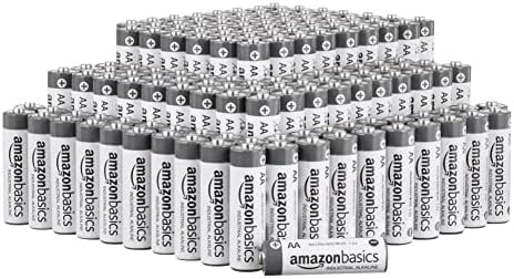 Amazon Basics - AA Industrial alkaline Batteries, 450 Count (3 Pack of 150)
