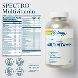 SOLARAY Spectro Multivitamin with Iron - Multi Vitamin with Calcium, Magnesium, Energizing Greens, Herbs & Digestive Enzymes - Digestion, Energy, and Bone Health Support (60 Servings, 360 Capsules)