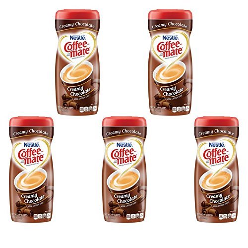 COFFEE-MATE Creamy Chocolate Powder Coffee Creamer 15 oz. Canister (Pack of 5)