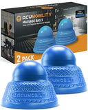 Acumobility Massage Ball Roller 2 Pack - Trigger Point - Massage Balls Massage Roller Ball - Foot Massage Ball - Physical Therapy Ball (Deep Pressure)