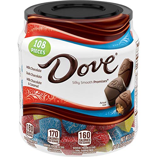 Dove Promises Milk Chocolate Variety Mix - 108 Pieces