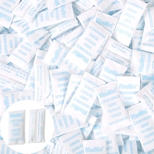 Wisesorb 0.25 Gram 1200 Pack Silica Gel Packets, Dessicant Packets, Silica Gel Packs, Moisture Absorbers for Food Storage, Food Safe Desiccant Dehumidifiers