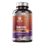 Smart Nutra Labs Quercetin with Bromelain- 180 Count, 1200mg Serving- Supports Immune Health & Energy- Vegan Friendly, Non-GMO, Gluten Free