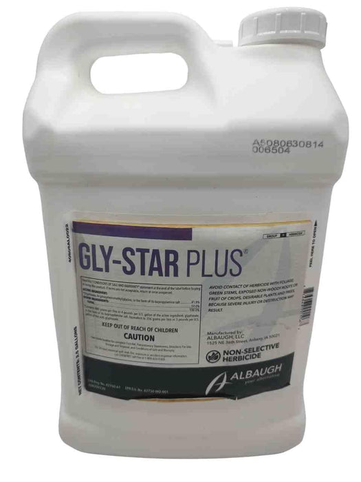 Gly Star Plus Herbicide (2.5 Gallons)- by Albaugh, 41% Glyphosate Herbicide with Surfactant