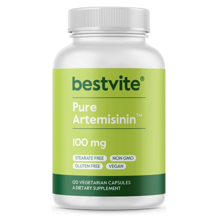 BESTVITE Artemisinin 100mg (120 Vegetarian Capsules) - No Stearates - No Flow Agents