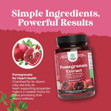 Pomegranate Extract Capsules - Antioxidant Supplement - 60 Capsules