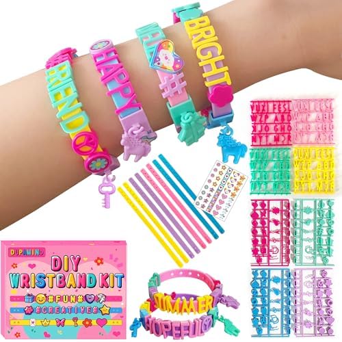 Art & Craft Kits for Kids, DIY Friendship Bracelet Making Kit for Girls, Jewelry Making with Charm & Stickers, Birthday Gifts for Ages 8-12, Toys for Ages 5, 6, 7, 8, 9, 10, 11, 12 Years Old