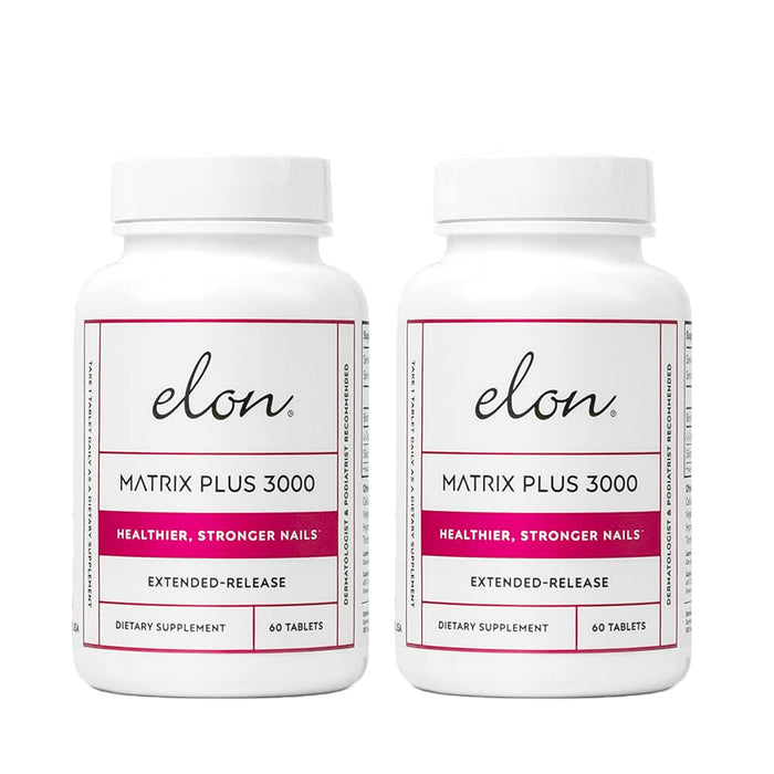 Elon Matrix Plus 3000 Biotin Vitamins for Nail Strengthening and Growth (120 Day Supply) - Healthy & Strong Nails - Nail Supplements - Nail Strengthening Vitamins - Biotin Supplement for Nails