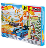 Hot Wheels 2021 Advent Calendar with 24 Surprises That Include 8 1:64 Scale Vehicles & Other Cool Accessories, Plus a Play Pane Mat, for Collectors & Kids 3 Years Old & Up