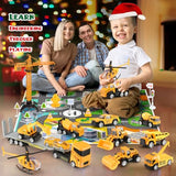 2024 Christmas Advent Calendar,Alloy Construction Engineering Vehicle Toys for 3-8 Year Old Boys Girls 24 Days Countdown Calendar Stocking Stuffer Christmas Countdown Gifts for 3-8 Year Old Boys Girls