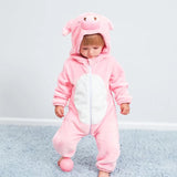 QIAONIUNIU Halloween Baby Pig Costumes Toddler Outfit Infants Cosplay Romper 12-18 Months