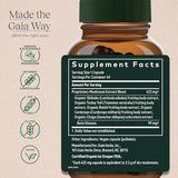 Gaia Herbs Immune Mushroom Blend - Immune Support Mushroom Supplement for Year-Round Health* - with Reishi, Cordyceps, Turkey Tail, Shiitake, and Chaga Mushrooms - 40 Vegan Capsules (40-Day Supply)