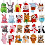 Juegoal Advent Calendar 2024 for Kids, Mini Animal Plush Toy with 24 Different Stuffed Animals, Christmas Countdown Toy Calendars, Stocking Stuffer Toys Party Favors Gifts, Perfect for Boys and girls