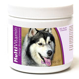 Healthy Breeds Siberian Husky Multivitamin for Dogs - Vet Recommended Daily Supplement - Bacon Flavored - 60 Soft Chews