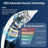 EVNRH 2024 Ear Vacuum Wax Remover, 5 Levels Strong Suction Ear Removal, Electric Longer Battery Life Ear Vacuum, USB Charge Ear Wax Vacuum, Soft Ear Cleaner Earwax Removal Kit, Reusable Ear Cleaning Kit