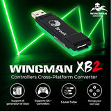 Brook Wingman XB2 Converter for Wireless Controller Adapter for Xbox Retro Consoles and PC, Supports Remap and Adjustable Turbo