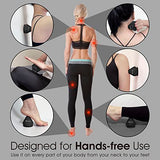 Mountable Massage Therapy Tool - Multi-Surface Suction Cup Wall Massage Tool for Sore Muscles, Myofascial Release, Stress Relief, Trigger Point and Deep Tissue Massage (Black)