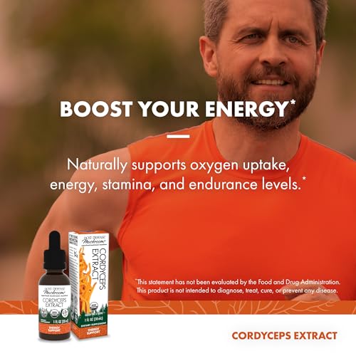 Host Defense Cordyceps Extract - Immune & Energy Support Supplement - Kidney Health Supplement with Cordyceps - Fitness Support Supplement to Aid Oxygen Uptake - 1 fl oz (30 Servings)*