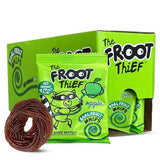 The FROOT Thief Real Fruit Snack Whips Apple Flavor Nut Free, 100% Natural, Gluten-Free, Non-GMO, No Artificial Colors or Flavors, Pack of 24