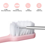 SUREE Extra Soft Toothbrush for Sensitive Teeth and Gums (5 Pack), Ultra Soft Toothbrush with 10000 Micro Nano Bristles for Adults and Elderly