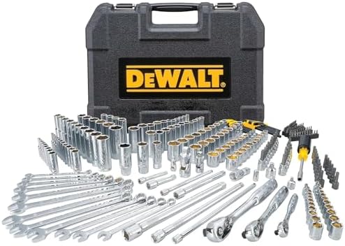 DEWALT Socket Set, 1/4", 3/8", 1/2" Drive, SAE/Metric, 264-Piece Mechanic Tool Set (DWMT82835)