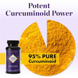 NAOMI Turmeric Curcumin High-Potency 1,200 mg, 95% Curcuminoids & BioPerine Black Pepper Extract to Boost Absorption up to 2000%, Extra-Strength Joint, Muscle, Brain Support, 60 Caps, 30-Day Supply
