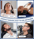 Osteo Neck Stretcher with Magnetic Therapy Cover, 2 Modes[Gentle/Strong] Pain Relief Cervical Traction Device, No Smell Neck and Shoulder Relaxer, Chiropractic Pillow for TMJ Headache Spine Alignment