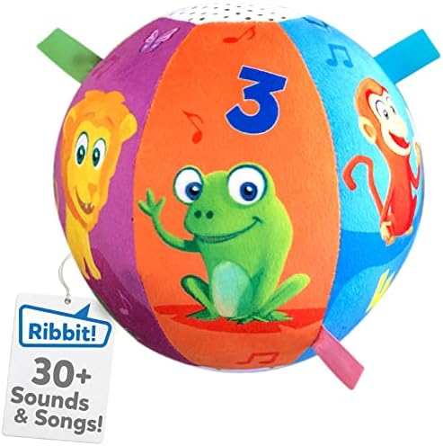 Move2Play Talkin' Sports, Baby Ball with Music and Sound FX, Baby Toy for 6 to 12 Months, 9 Months, 12 Month, 1 Year Old Gifts