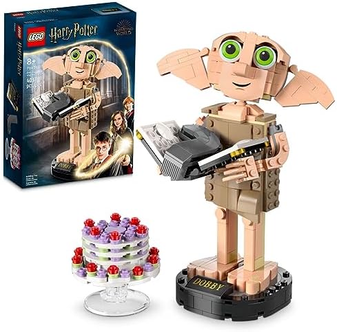 LEGO Harry Potter Dobby The House-Elf Building Toy Set, Build and Display Model of a Beloved Character from The Harry Potter Franchise, for 8 Year Old Boys' and Girls' Birthday, 76421